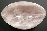 Polished Rose Quartz Bowl #318456-1